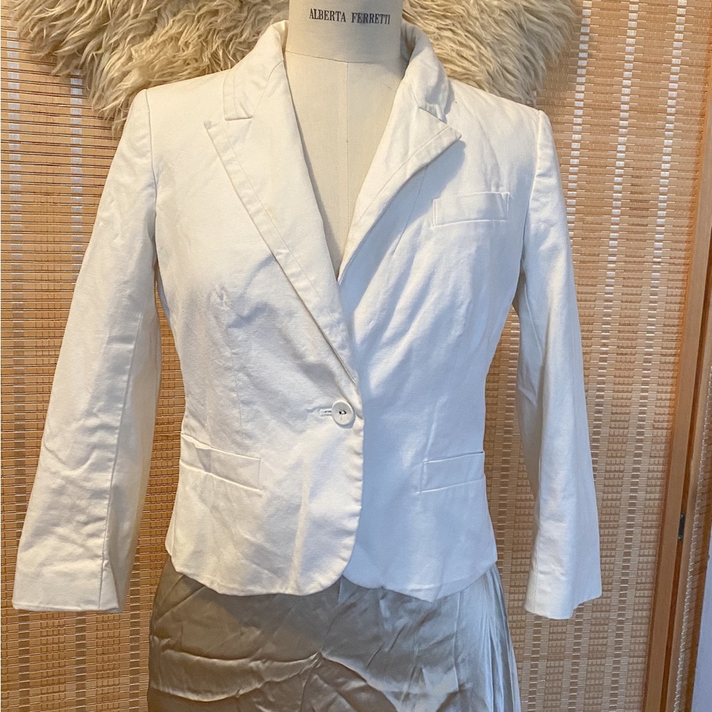 cropped loft blazer